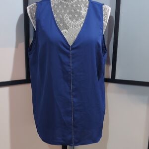 Jennifer Lopez Royal Blue Sleeveless Tank Top